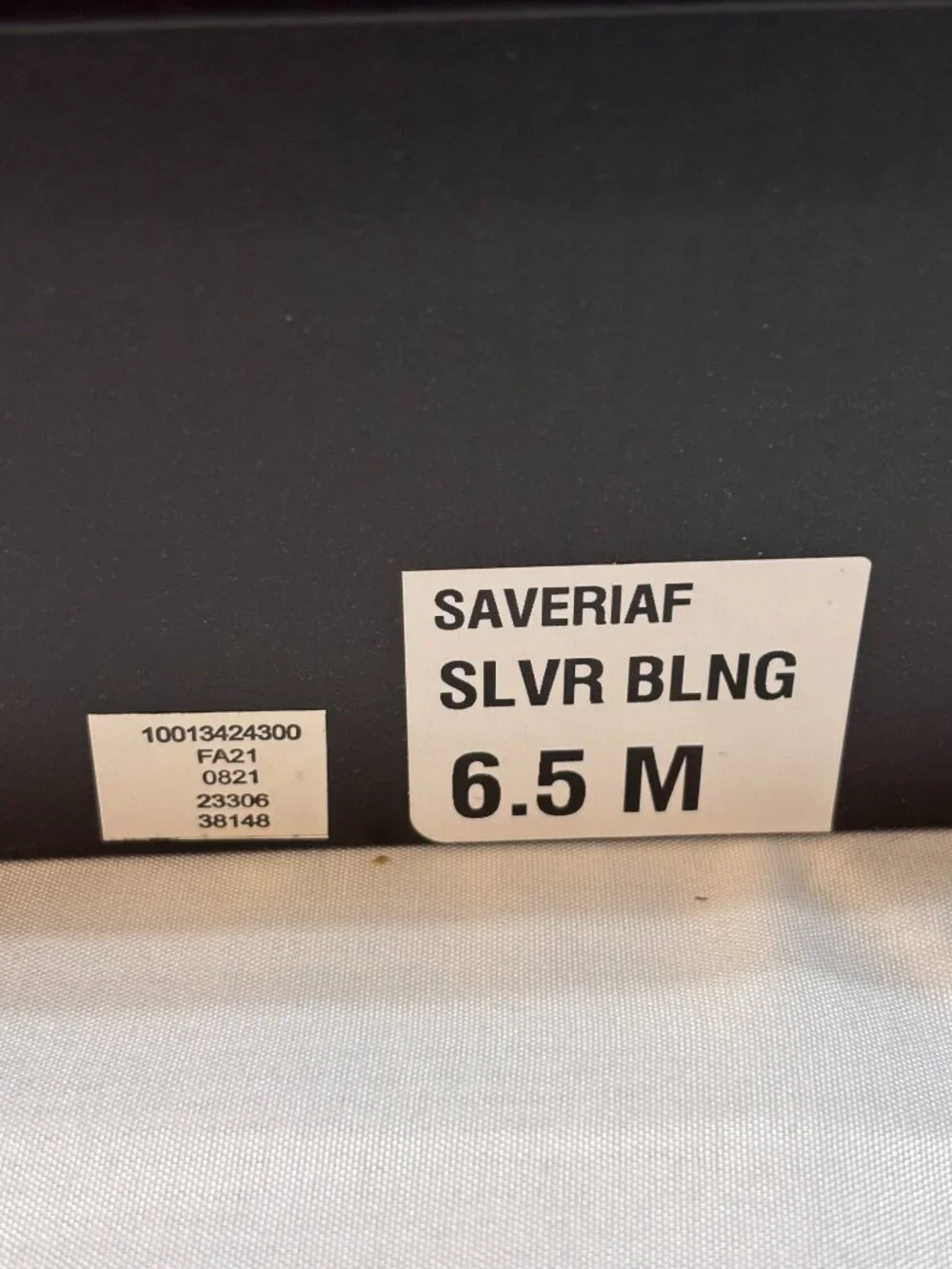 NIB INC Saveria Silver Rhinestone Bling Knee-High Stiletto Boots Women’s 6.5M